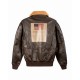 TOP GUN OFFICIAL BOMBER JACKET Brown