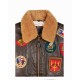 TOP GUN OFFICIAL BOMBER JACKET Brown