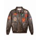 TOP GUN OFFICIAL BOMBER JACKET Brown