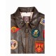 TOP GUN OFFICIAL BOMBER JACKET Brown