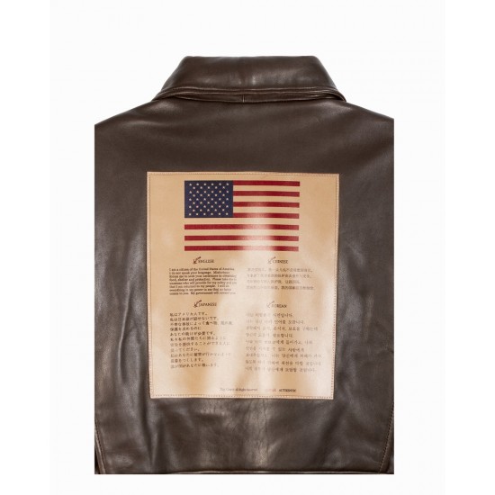 TOP GUN OFFICIAL BOMBER JACKET Brown