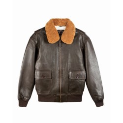 TOP GUN MILITARY G-1 JACKET Brown
