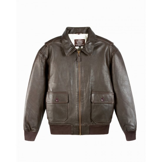 TOP GUN MILITARY G-1 JACKET Brown