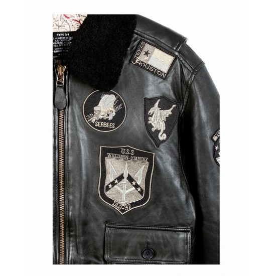 TOP GUN OFFICIAL BOMBER JACKET Black/Black