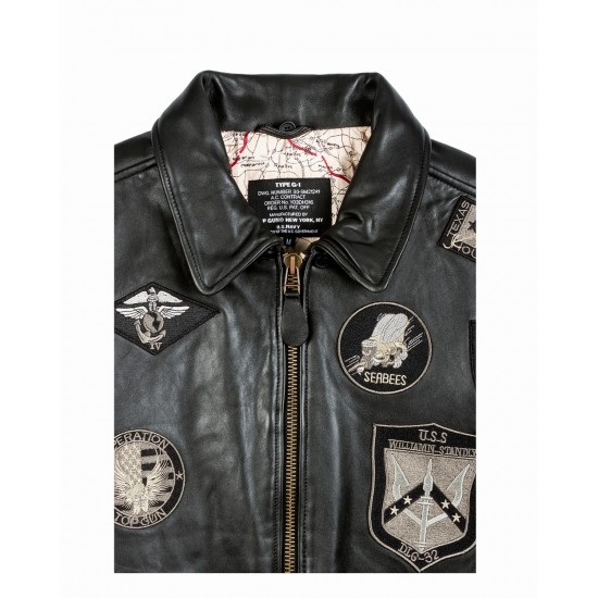 TOP GUN OFFICIAL BOMBER JACKET Black/Black