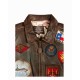 TOP GUN VINTAGE OFFICIAL SIGNATURE JACKET Brown