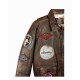 TOP GUN VINTAGE OFFICIAL SIGNATURE JACKET Brown