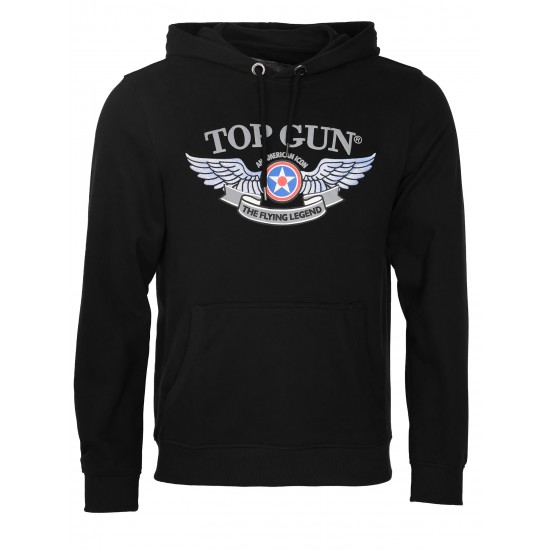 TOP GUN HOODY TG 22-025 Black