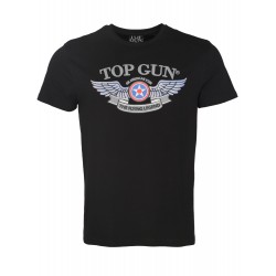 TOP GUN T-SHIRT TG 22-031 Black