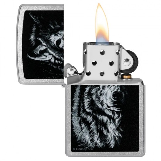 ZIPPO UPALJAČ Lindsay Kivi Shadow Wolf Design