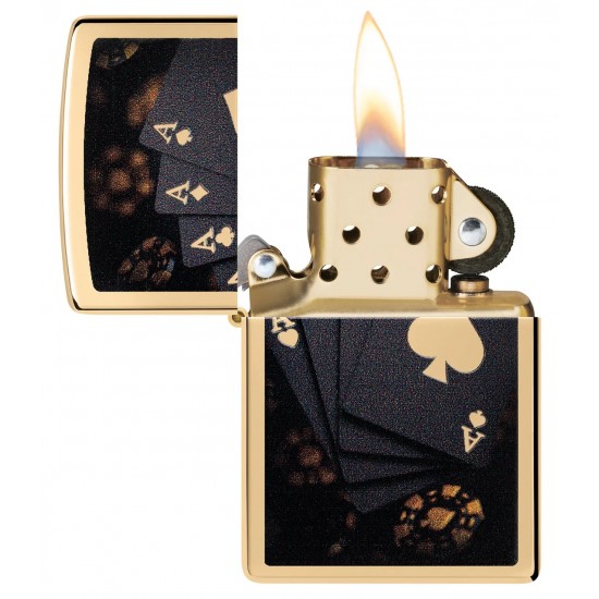 ZIPPO UPALJAČ Lucky Aces Design 