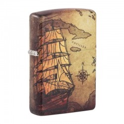 ZIPPO UPALJAČ Pirate Ship Design