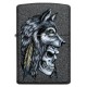ZIPPO UPALJAČ Wolf Skull Feather Design