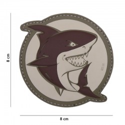 PATCH 3D PVC ATTACKING SHARK