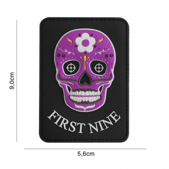 PATCH 3D PVC FIRST NINE RECTANGLE Pink